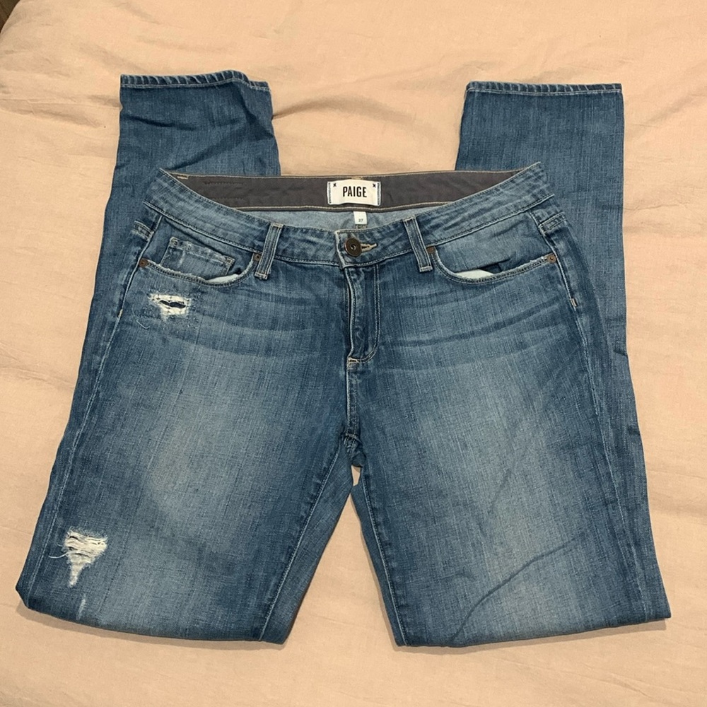 Paige denim, straight leg, jeans, 27